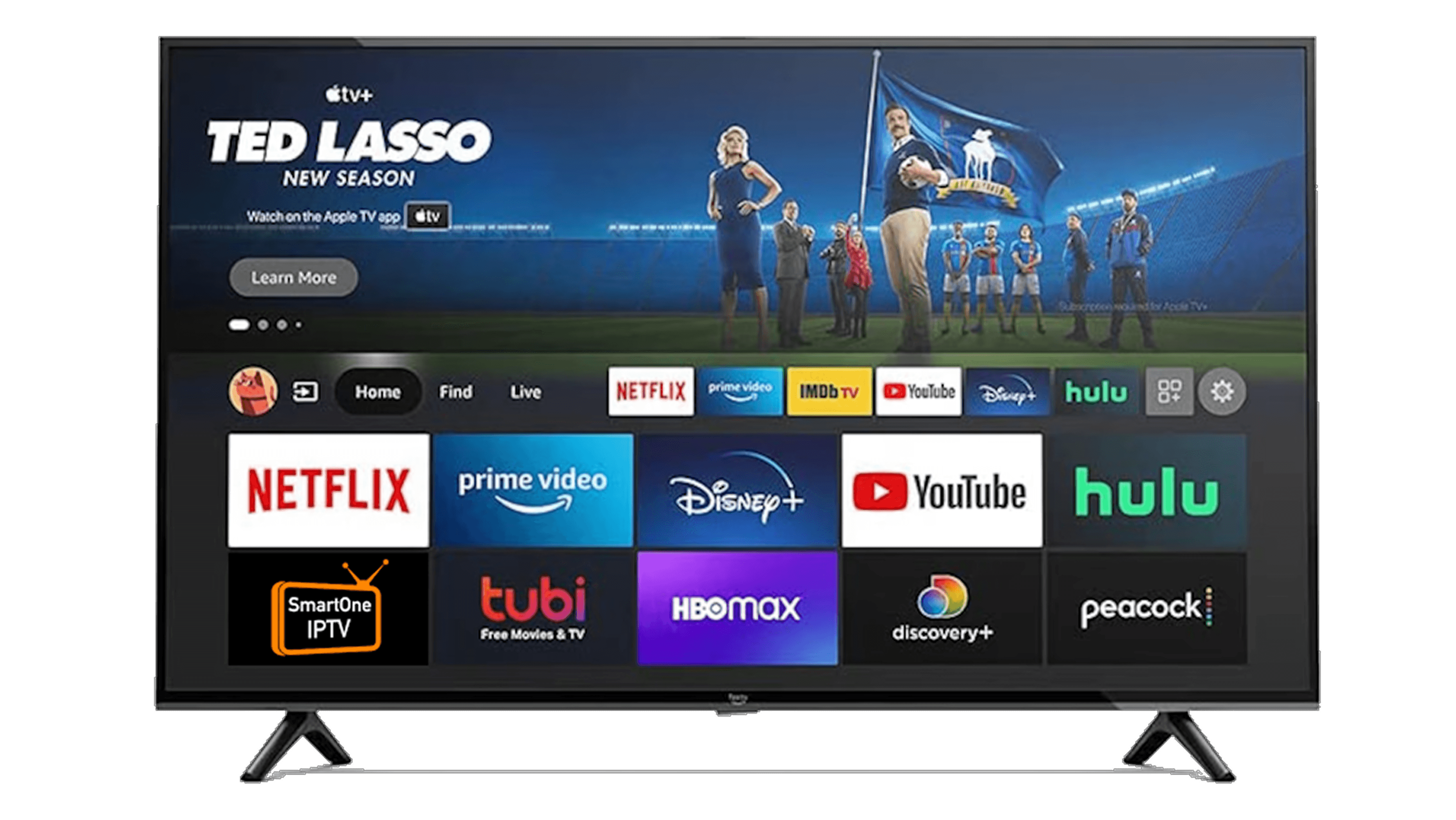 IPTV running on a Smart TV